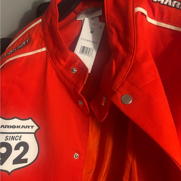 Nintendo Mario Kart Red & Black Racing Jacket - Picture 8 of 8